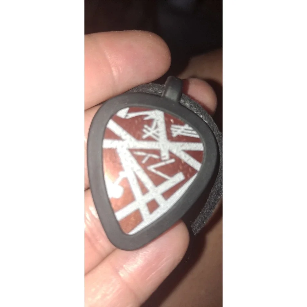 Dunlop Rock What You Love Guitar Pick Necklace Adjustable Cord